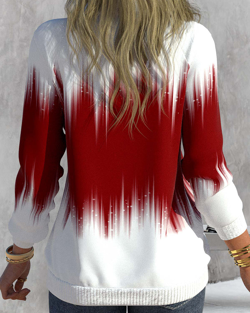 Mia™ | Turtleneck Sweater with Gradient Pattern