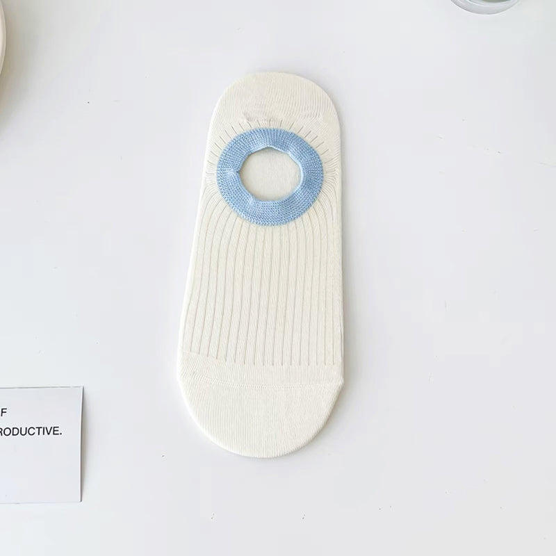 Chaussettes Décontractées À Blocs De Couleur