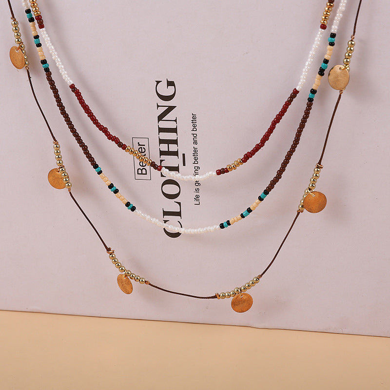 Collier Bohème À Perles