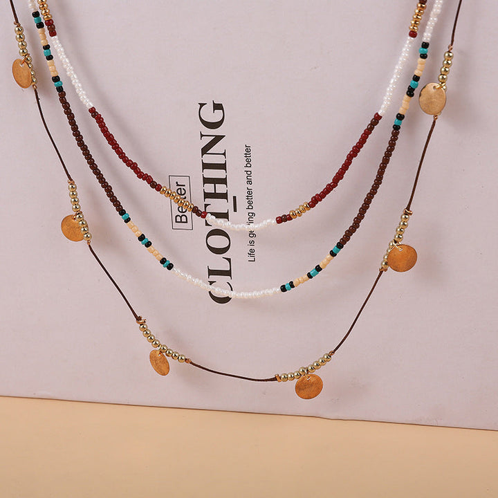 Collier Bohème À Perles