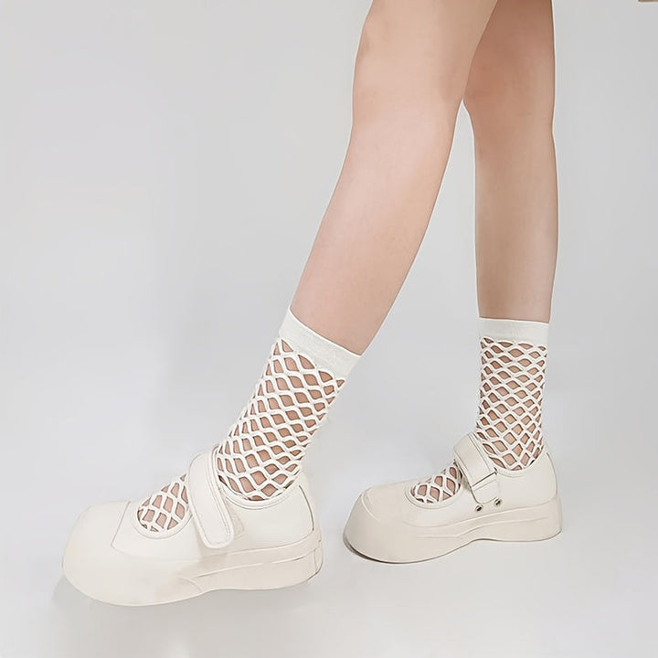 Chaussettes Ajourées Unies