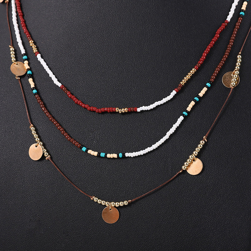 Collier Bohème À Perles