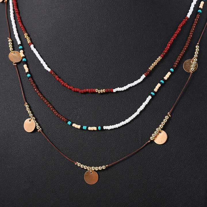 Collier Bohème À Perles