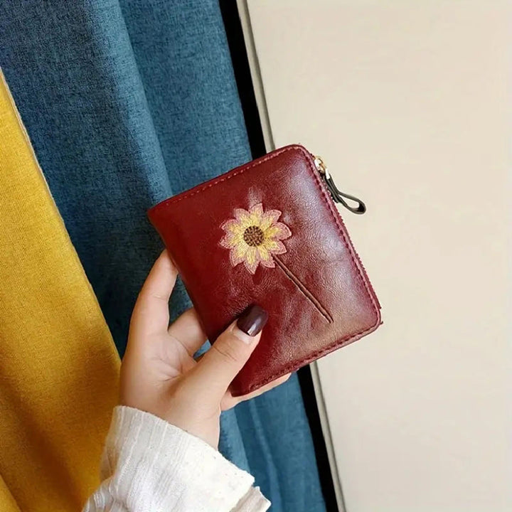 Porte-Monnaie Vintage À Fleurs