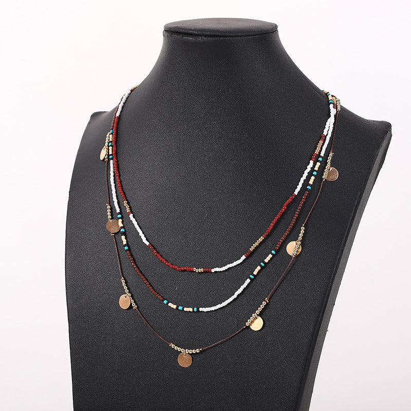 Collier Bohème À Perles