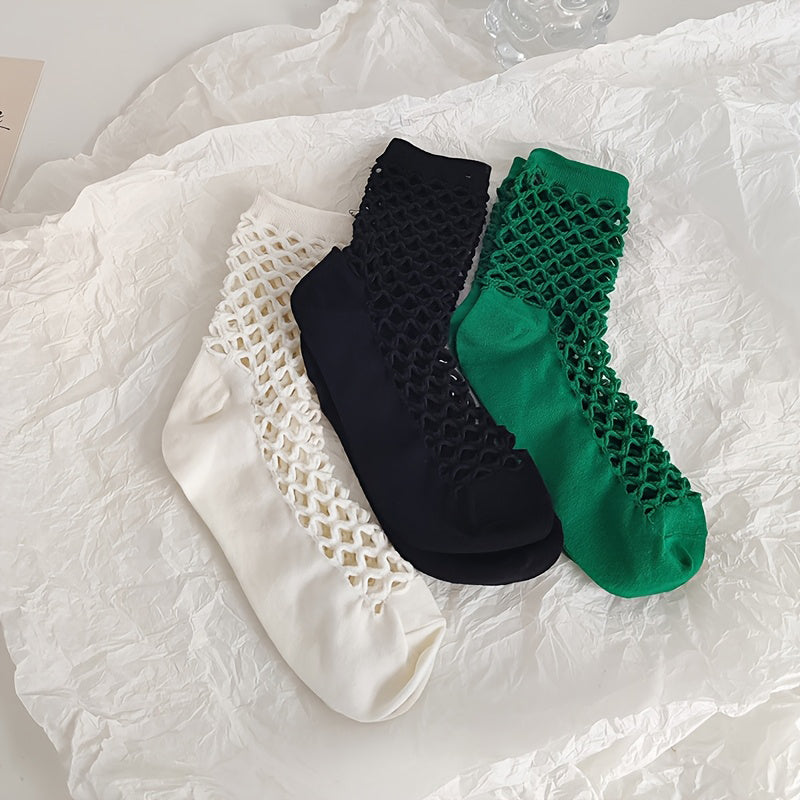 Chaussettes Ajourées Unies