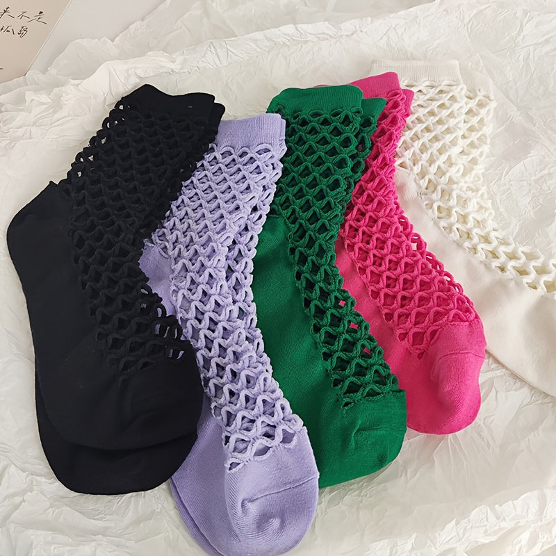 Chaussettes Ajourées Unies