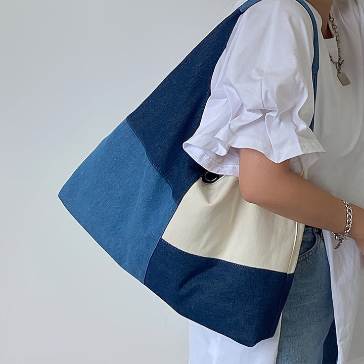 Sac Vintage À Blocs De Couleurs