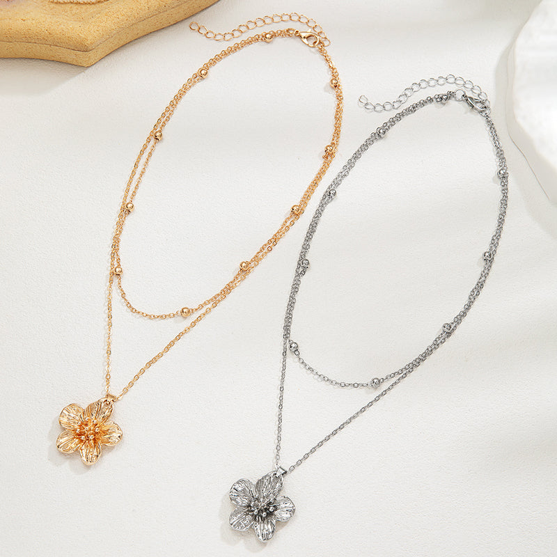 Collier Pendentif Fleur