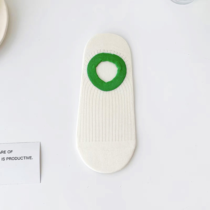 Chaussettes Décontractées À Blocs De Couleur