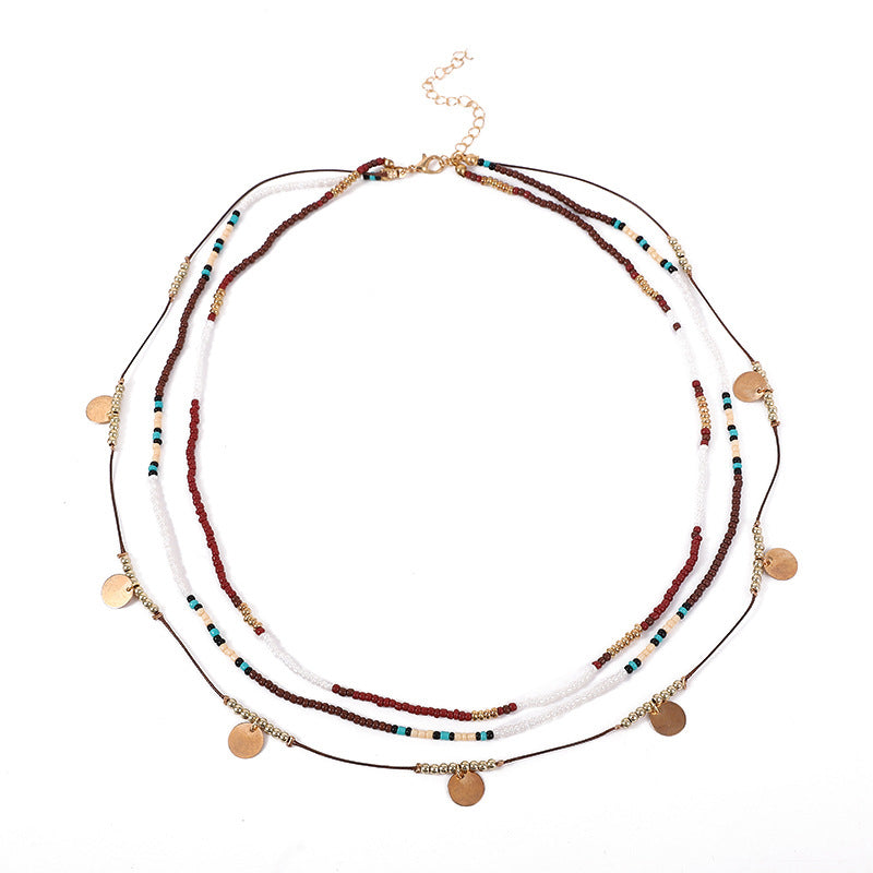 Collier Bohème À Perles