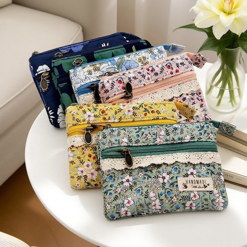 Porte-Monnaie Vintage Floral