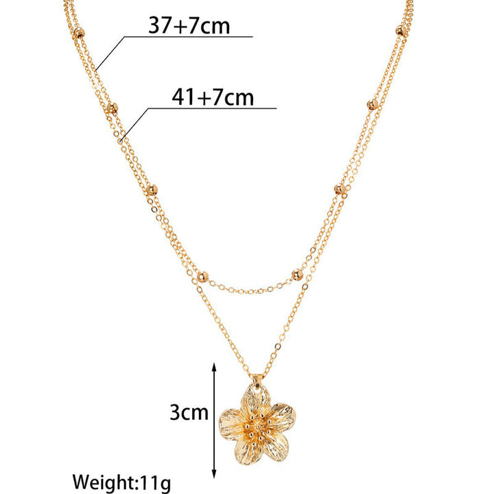 Collier Pendentif Fleur