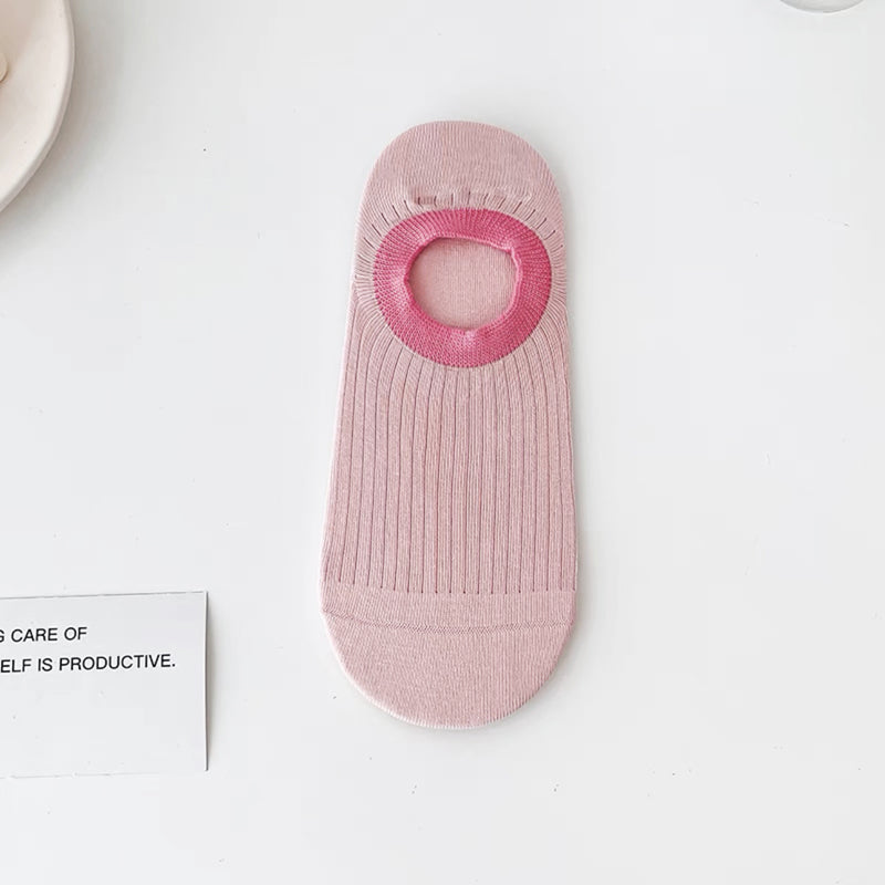 Chaussettes Décontractées À Blocs De Couleur