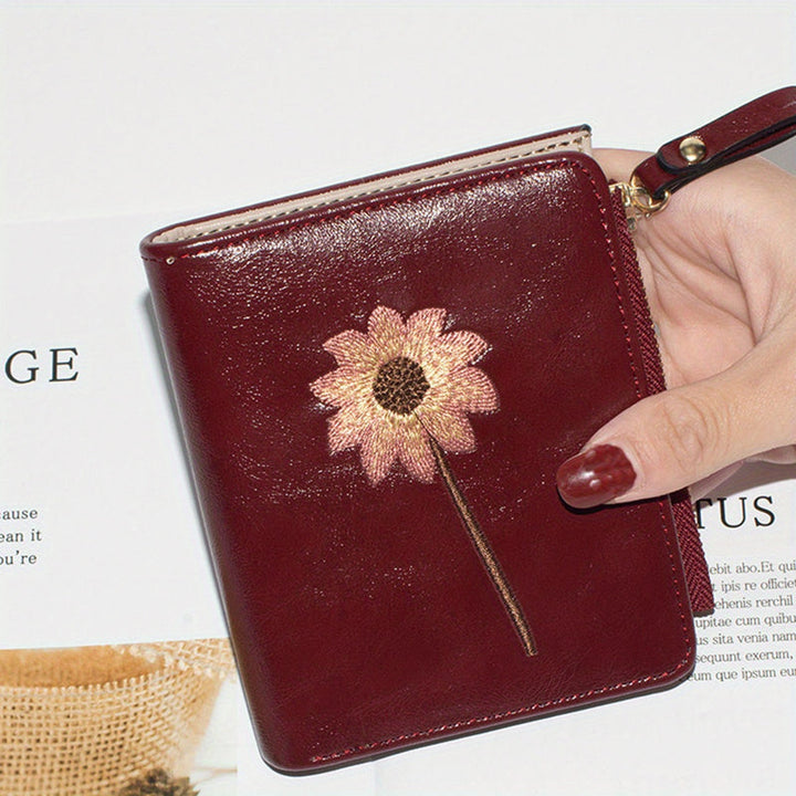 Porte-Monnaie Vintage À Fleurs