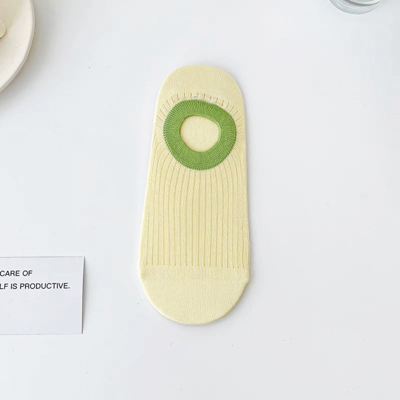Chaussettes Décontractées À Blocs De Couleur