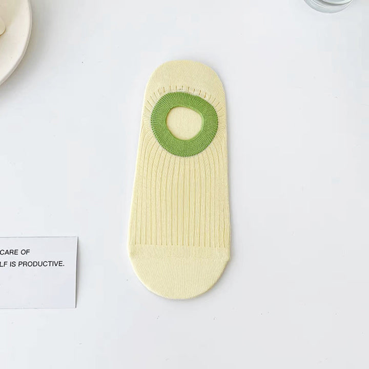 Chaussettes Décontractées À Blocs De Couleur