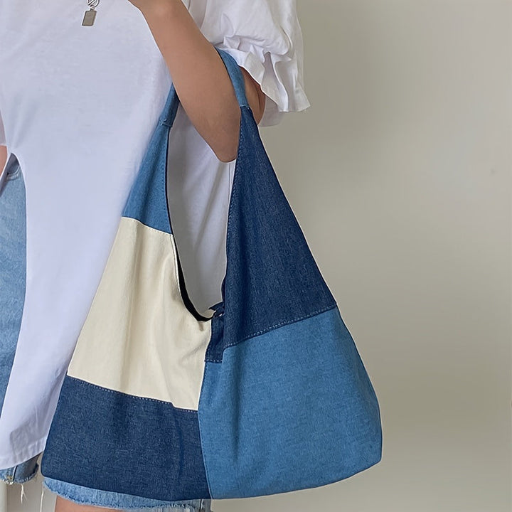 Sac Vintage À Blocs De Couleurs