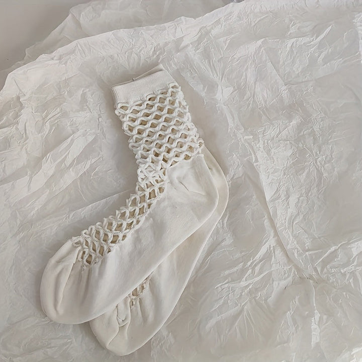 Chaussettes Ajourées Unies