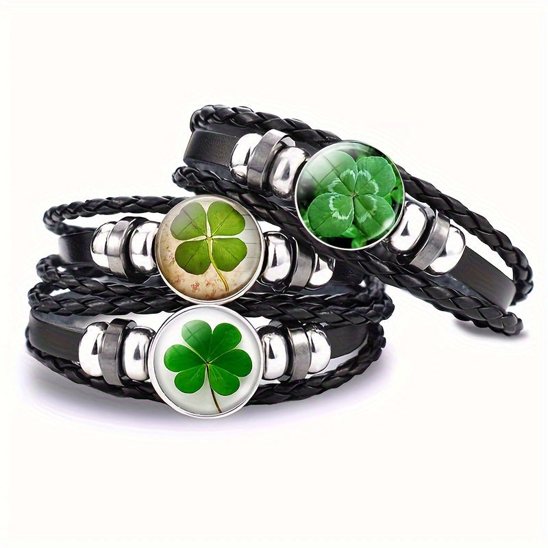 Bracelet Trèfle À Quatre Feuilles