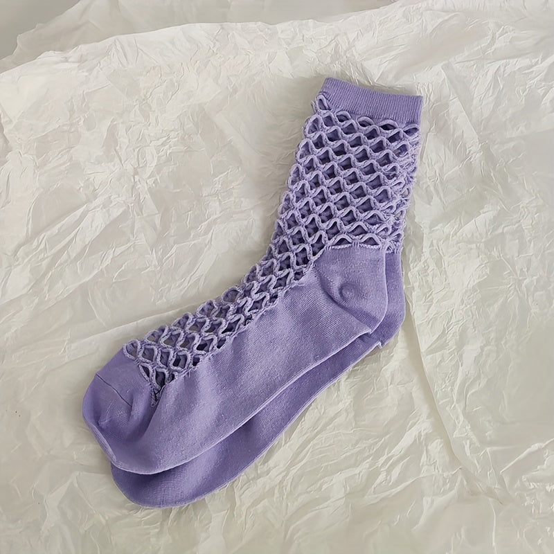 Chaussettes Ajourées Unies