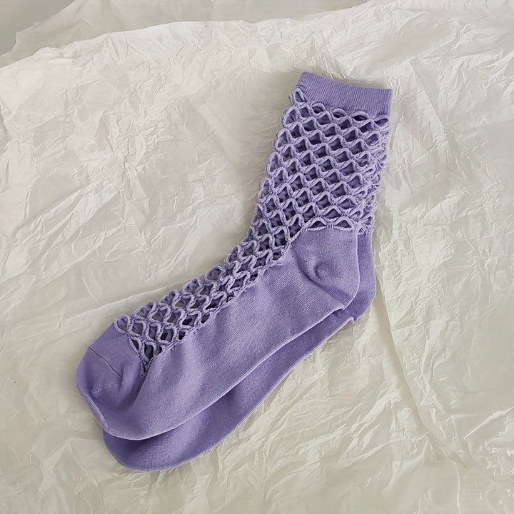 Chaussettes Ajourées Unies