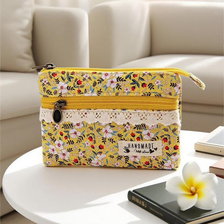 Porte-Monnaie Vintage Floral
