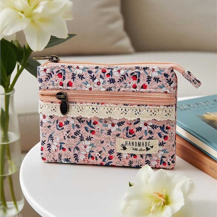 Porte-Monnaie Vintage Floral