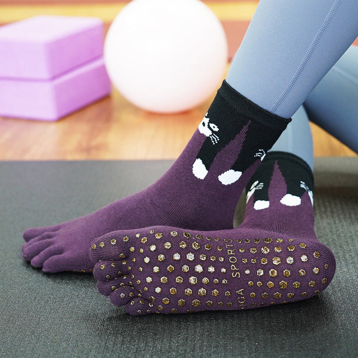Chaussettes Antidérapantes À Cinq Orteils
