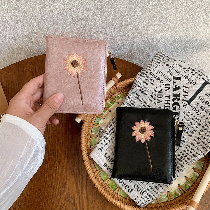 Porte-Monnaie Vintage À Fleurs