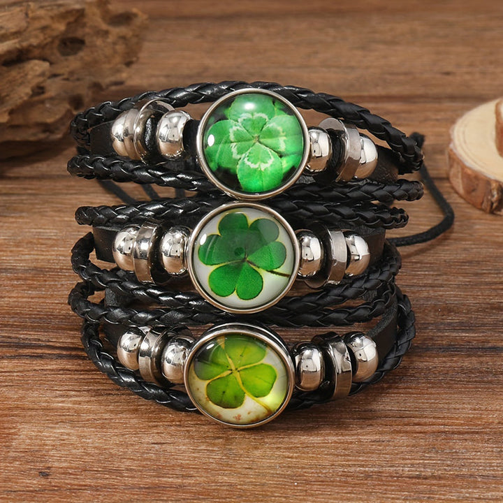 Bracelet Trèfle À Quatre Feuilles