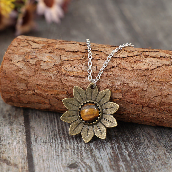 Collier Pendentif Fleur