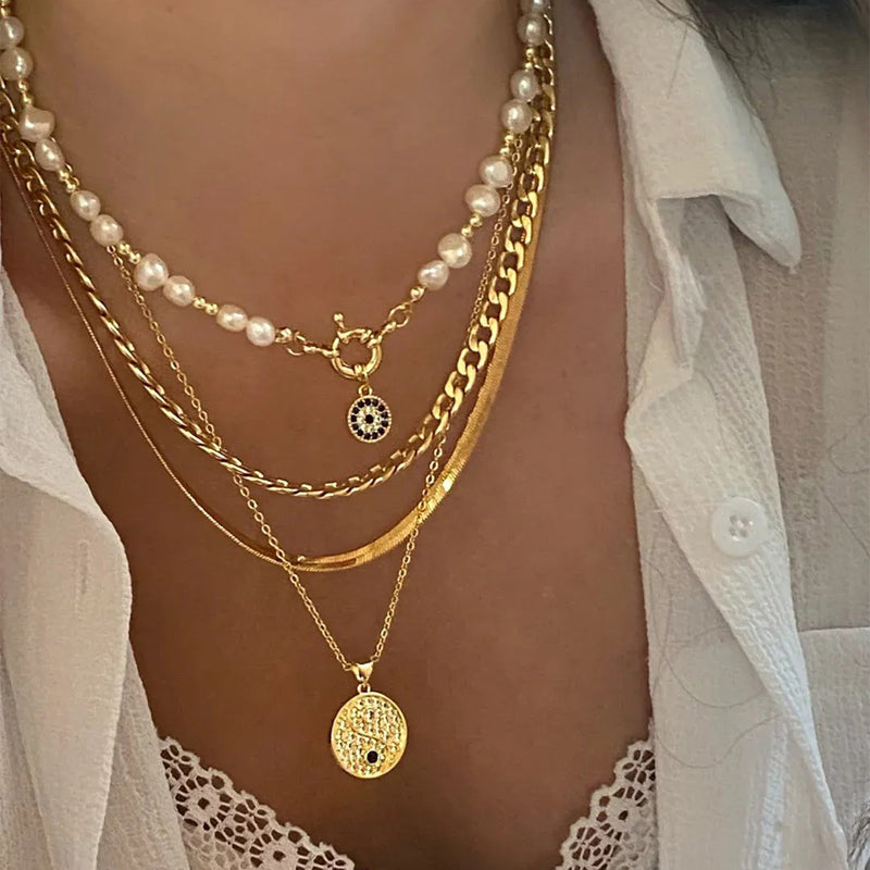 Collier Pendentif Bohème Vintage