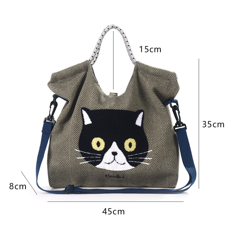 Sac Décontracté À Motif De Chat