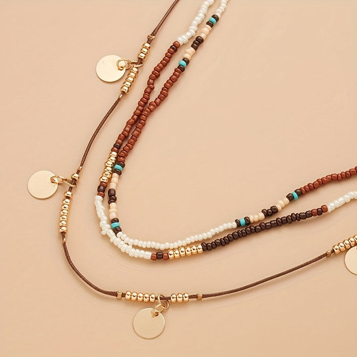 Collier Bohème À Perles