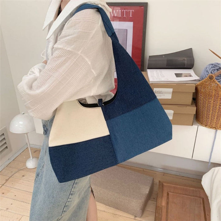 Sac Vintage À Blocs De Couleurs