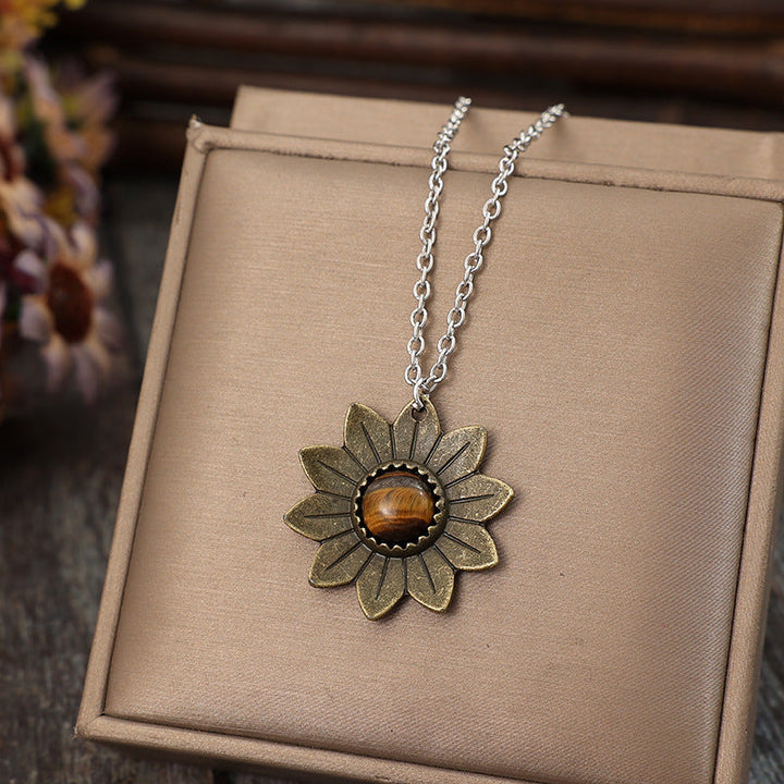 Collier Pendentif Fleur