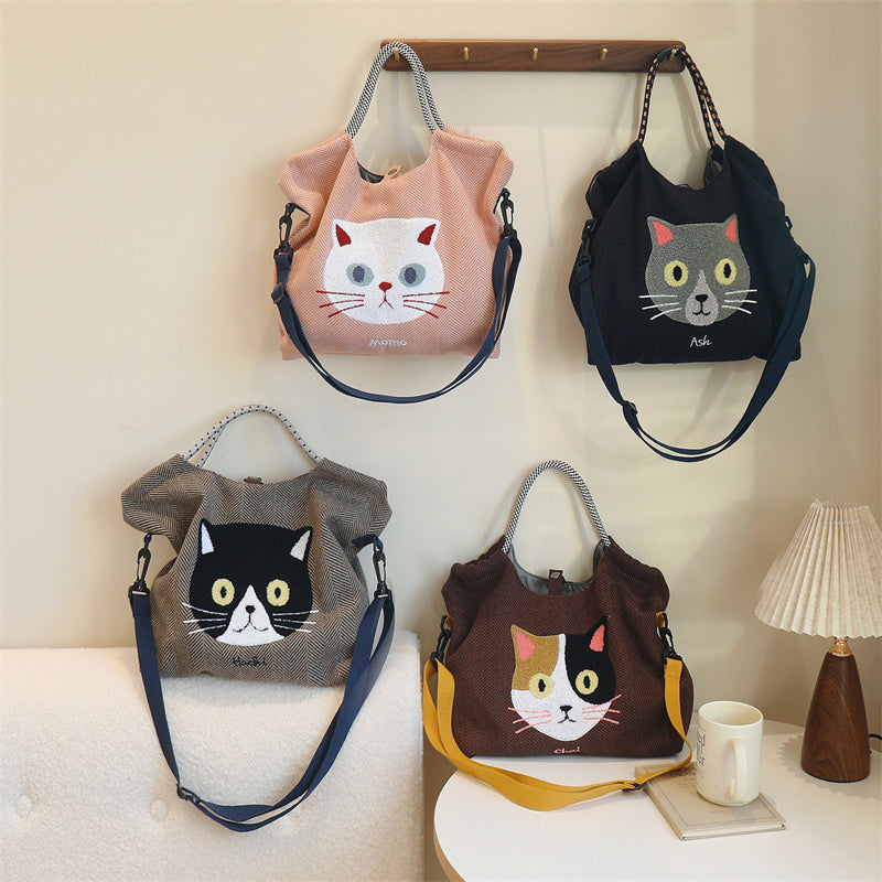 Sac Décontracté À Motif De Chat