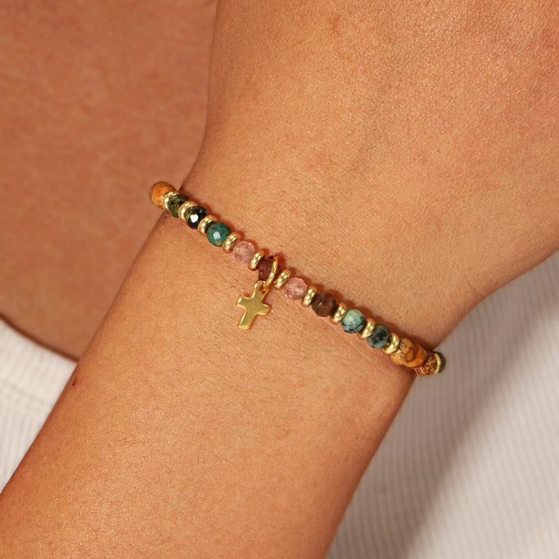 Bracelet Vintage Tissé À La Main