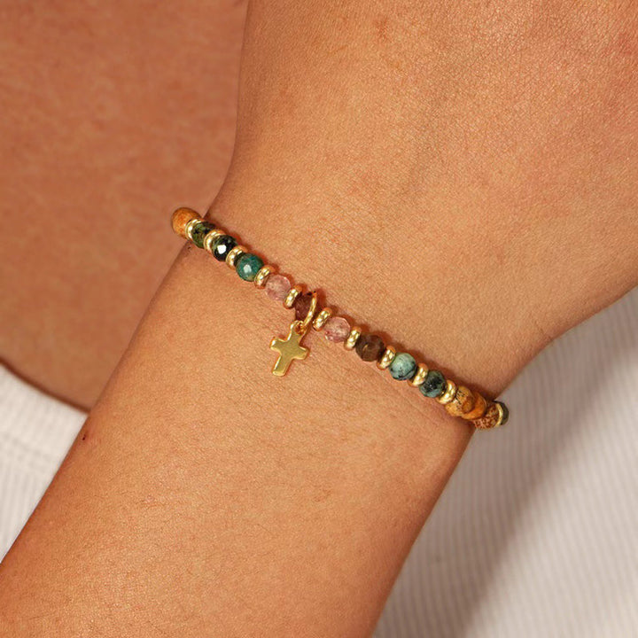 Bracelet Vintage Tissé À La Main