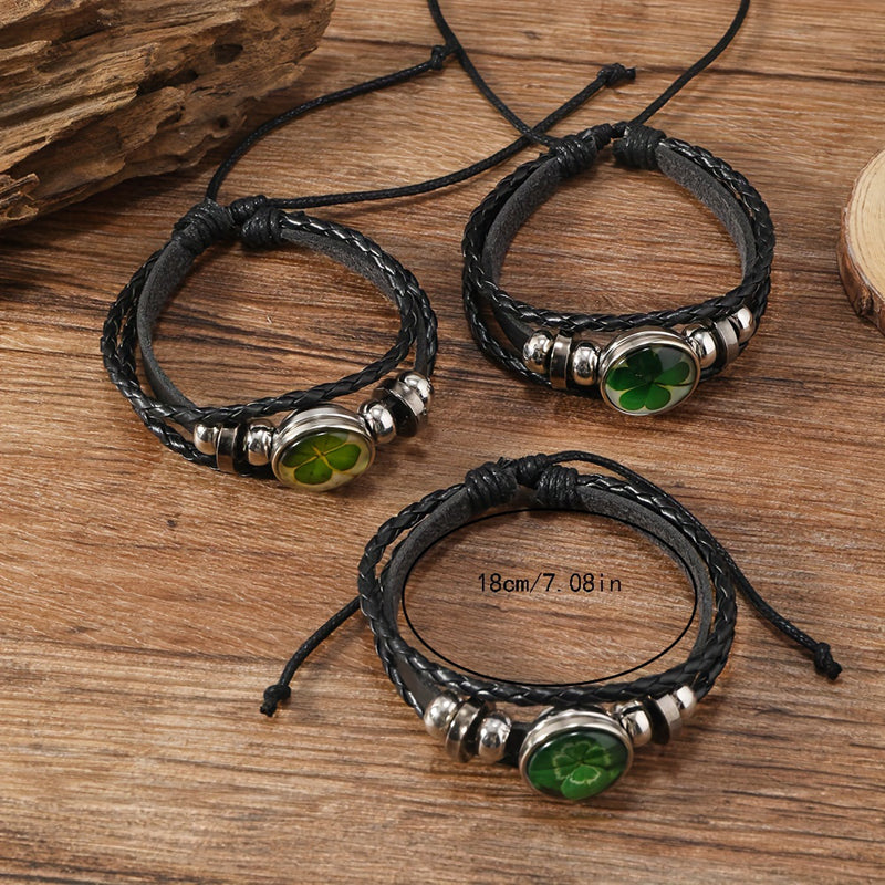 Bracelet Trèfle À Quatre Feuilles