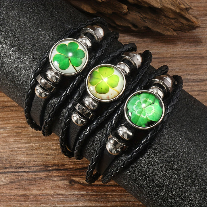 Bracelet Trèfle À Quatre Feuilles