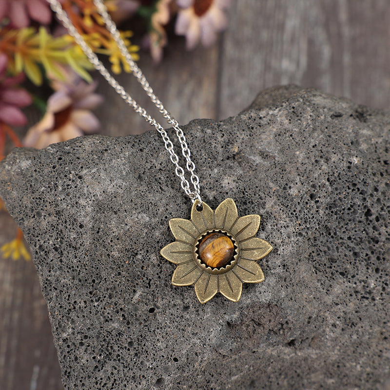 Collier Pendentif Fleur