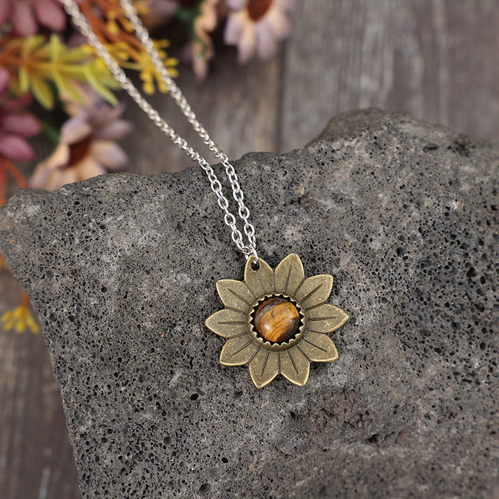 Collier Pendentif Fleur