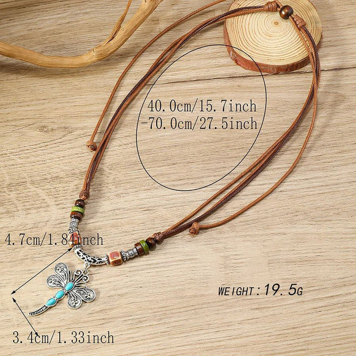 Collier Pendentif Bohème Vintage