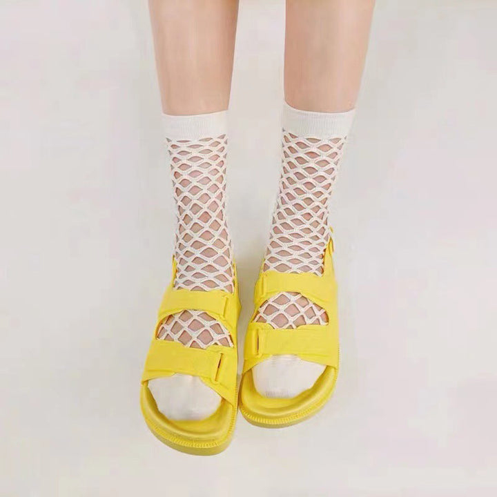 Chaussettes Ajourées Unies