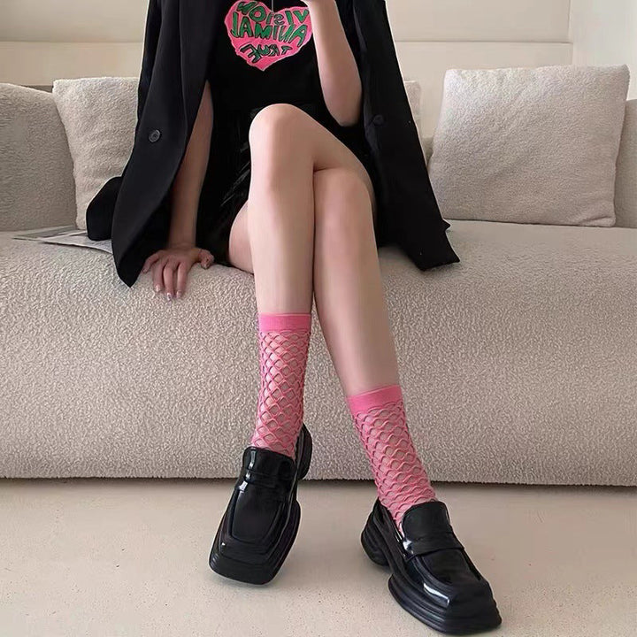 Chaussettes Ajourées Unies
