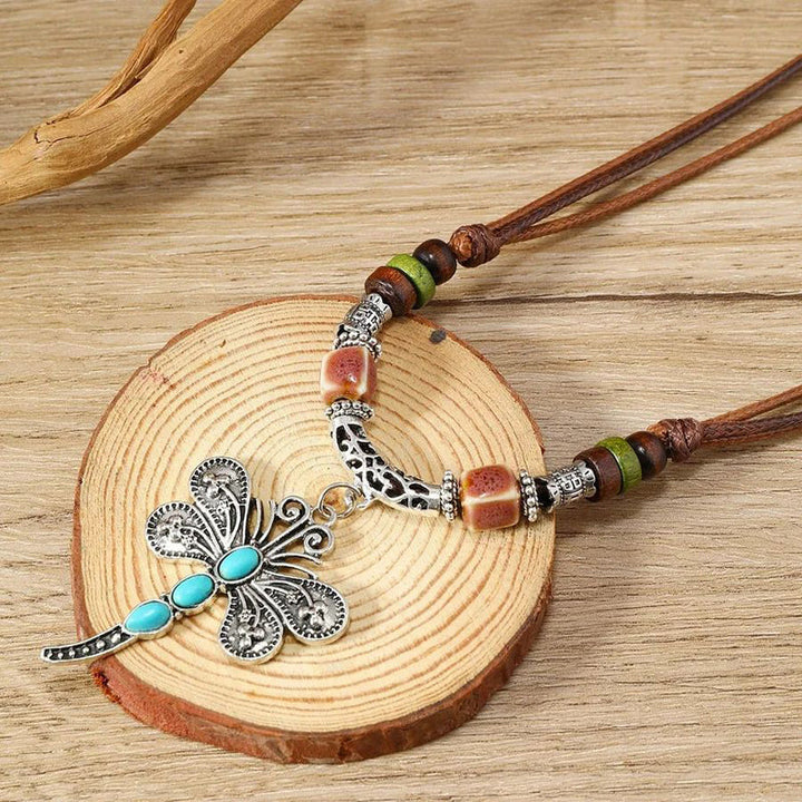 Collier Pendentif Bohème Vintage