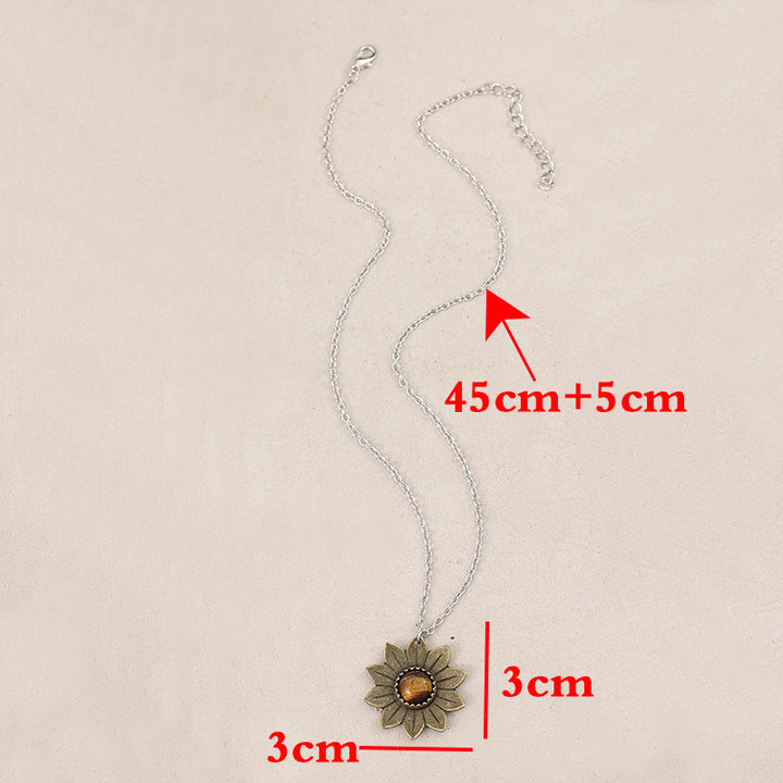 Collier Pendentif Fleur