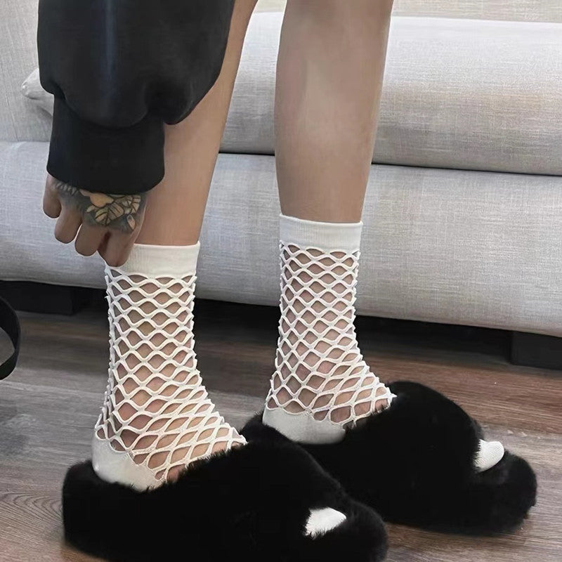Chaussettes Ajourées Unies